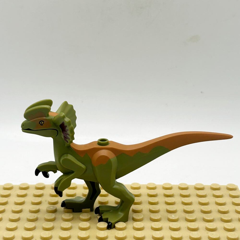 LEGO Dilophosaurus Dinosaur Jurassic World minifigure 75934 76951 EUC